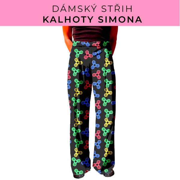 Dámský střih - kalhoty Simona