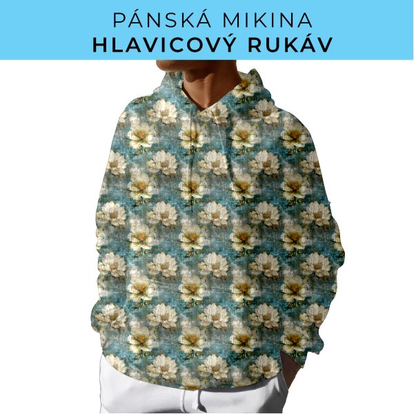 PÁNSKÝ střih - mikina s kapucí