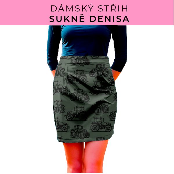 Dámský střih - Dámská sukně Denisa