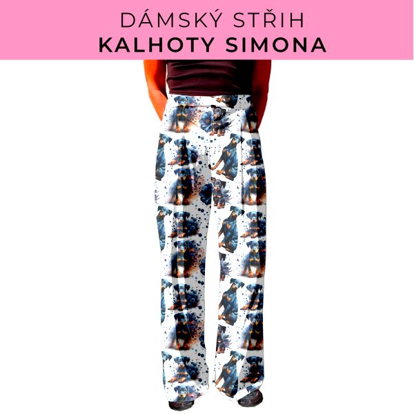 Dámský střih - kalhoty Simona
