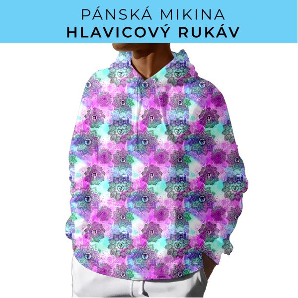 PÁNSKÝ střih - mikina s kapucí