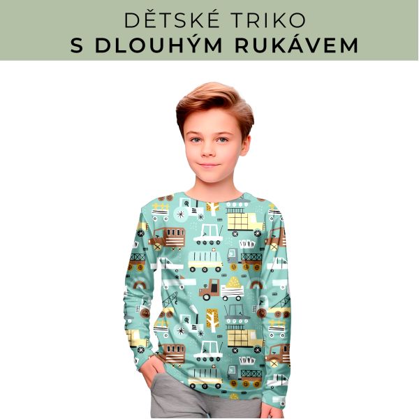 DĚTSKÝ střih - triko dlouhý rukáv