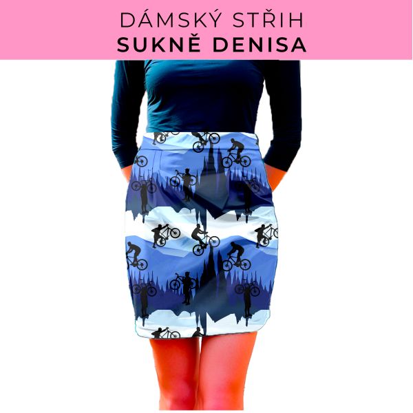 Dámský střih - Dámská sukně Denisa