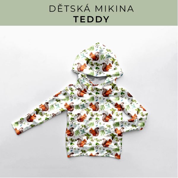 DĚTSKÝ střih - Mikina Teddy