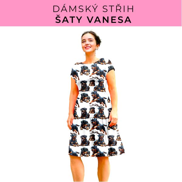 Dámský střih šaty Vanesa