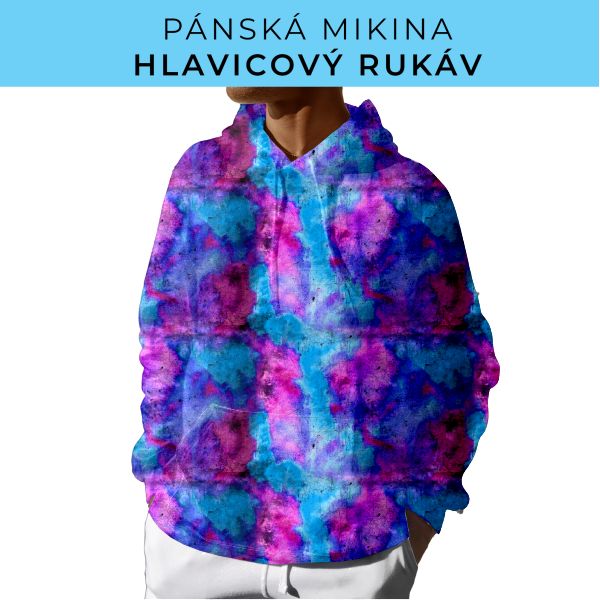 PÁNSKÝ střih - mikina s kapucí