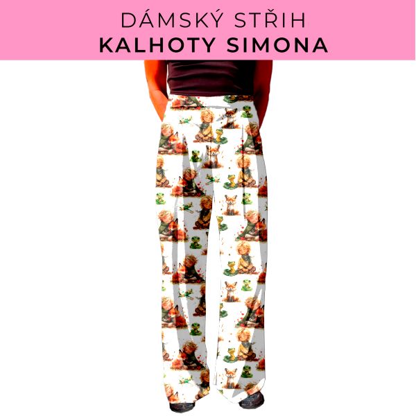 Dámský střih - kalhoty Simona