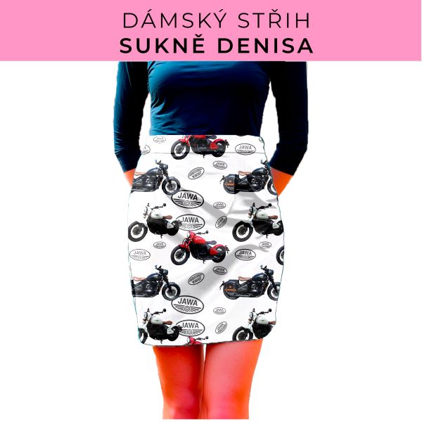 Dámský střih - Dámská sukně Denisa