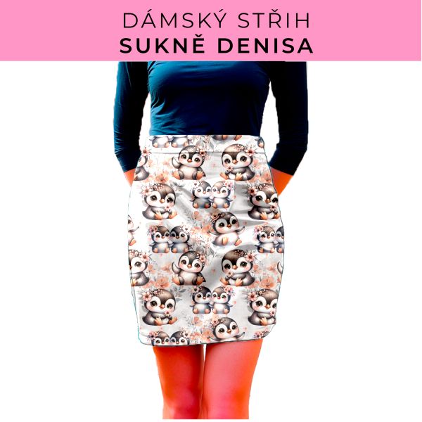 Dámský střih - Dámská sukně Denisa