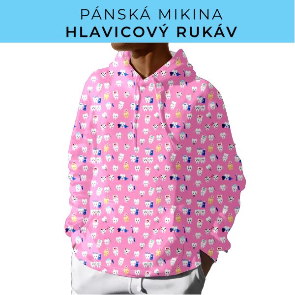PÁNSKÝ střih - mikina s kapucí
