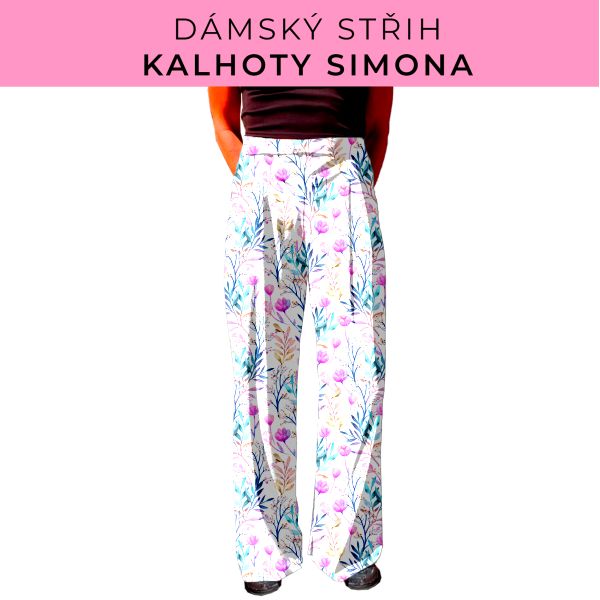 Dámský střih - kalhoty Simona