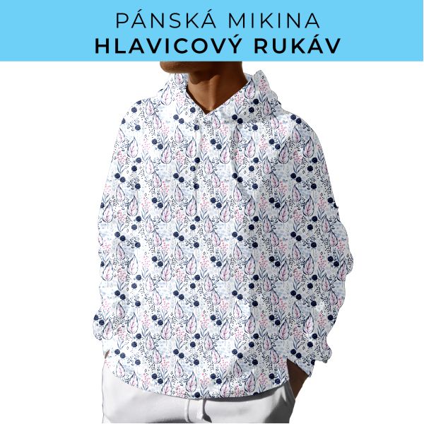 PÁNSKÝ střih - mikina s kapucí