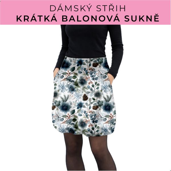 Dámský střih - balonová krátká sukně