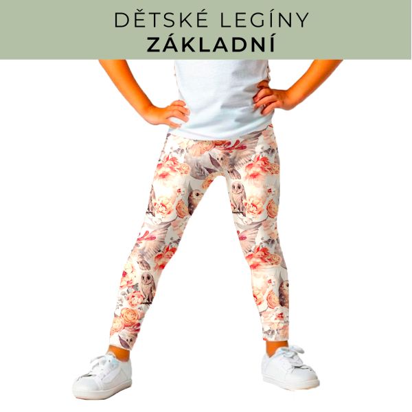 DĚTSKÝ střih - legíny základní