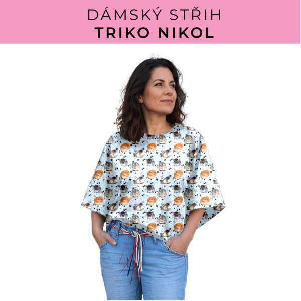 Dámský střih -  triko Nikol