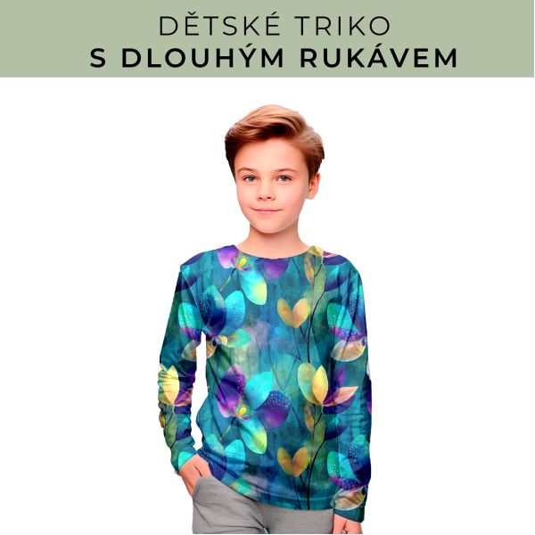 DĚTSKÝ střih - triko dlouhý rukáv