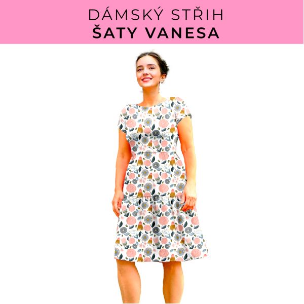 Dámský střih šaty Vanesa