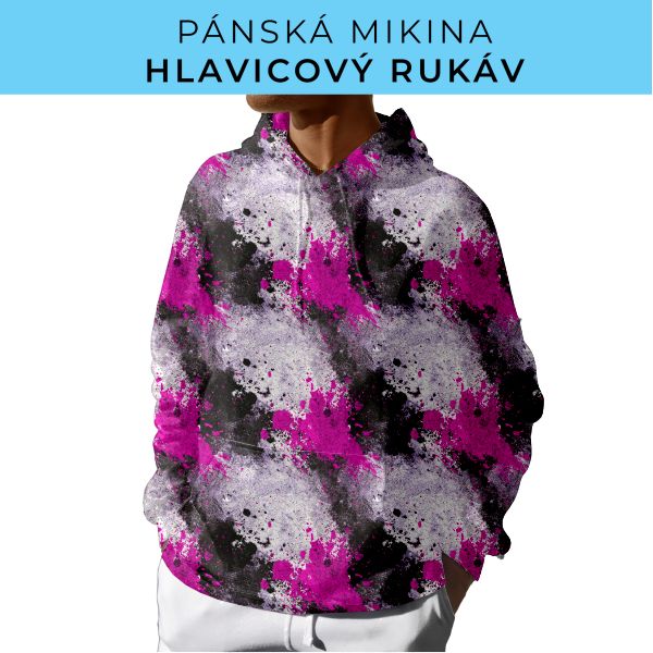 PÁNSKÝ střih - mikina s kapucí