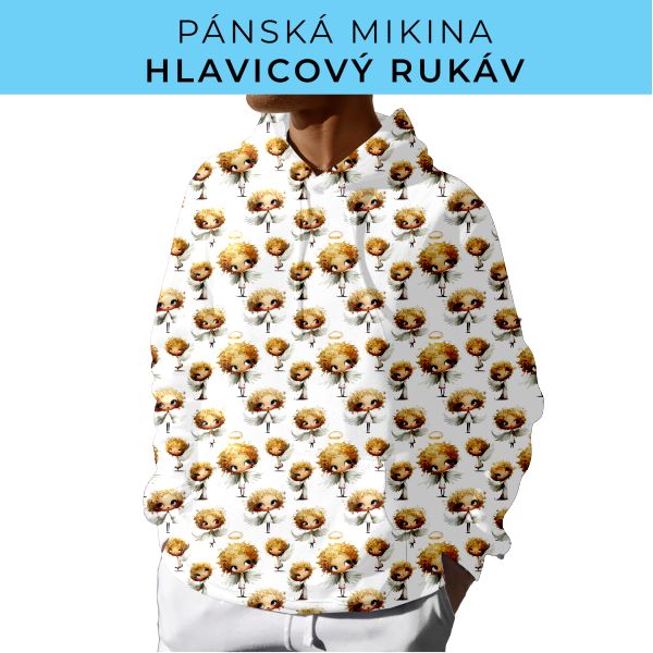 PÁNSKÝ střih - mikina s kapucí