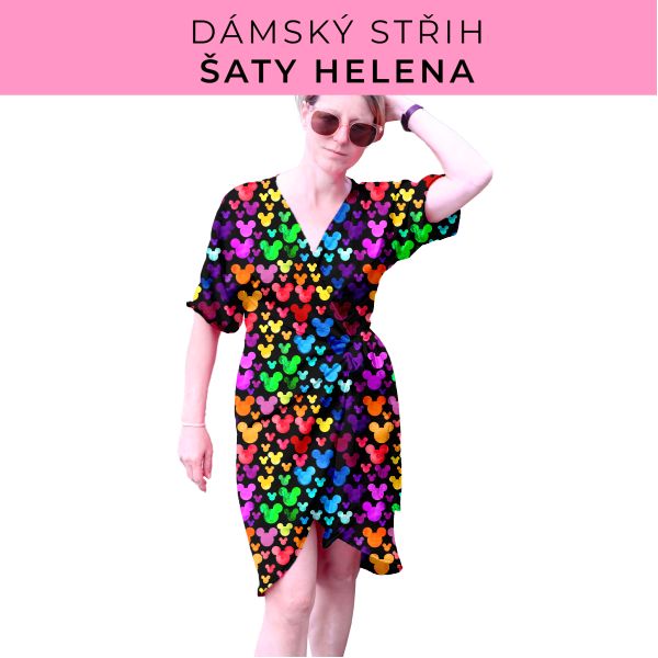 Dámský střih na šaty  Helena