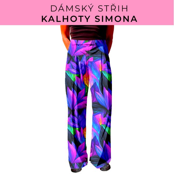 Dámský střih - kalhoty Simona