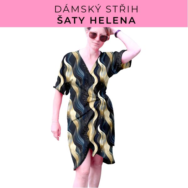 Dámský střih na šaty  Helena