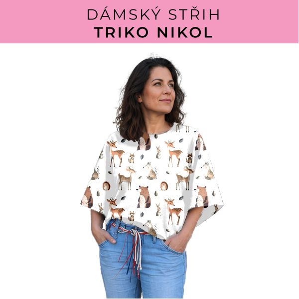 Dámský střih -  triko Nikol
