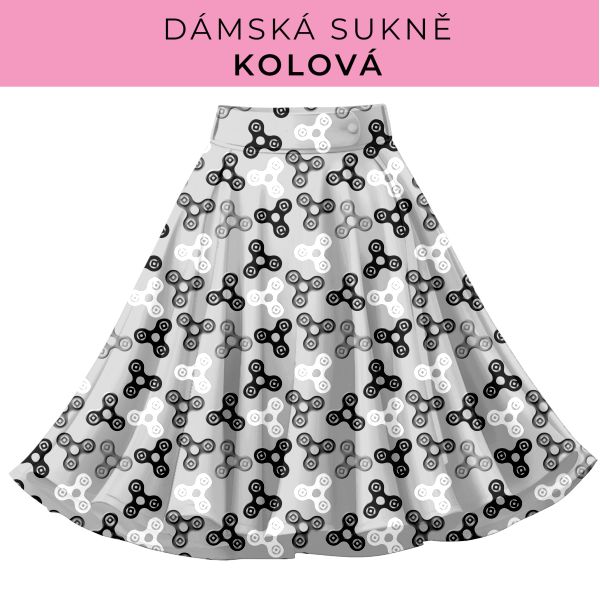 DÁMSKÝ střih - Kolová sukně