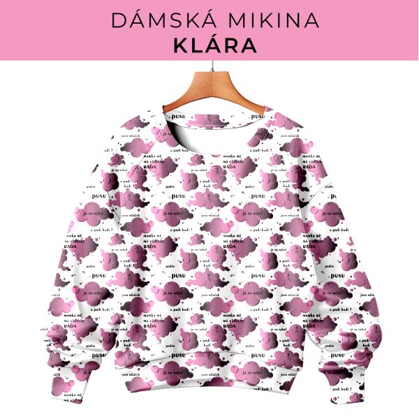 DÁMSKÝ střih - mikina Klára