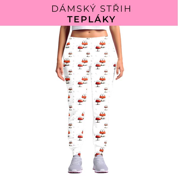 DÁMSKÝ střih - tepláky