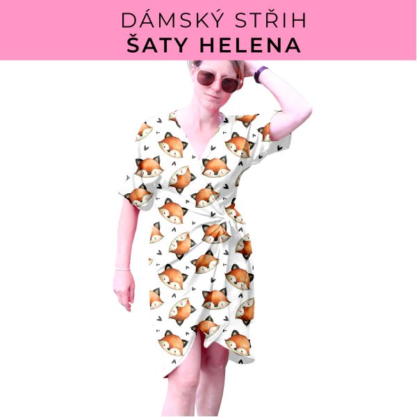 Dámský střih na šaty  Helena