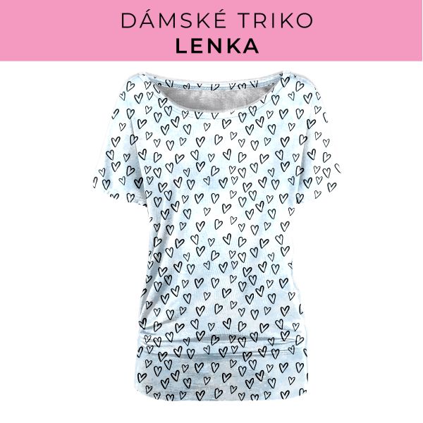DÁMSKÝ střih - Triko Lenka