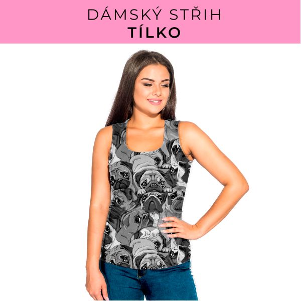 DÁMSKÝ střih - Tílko a kalhoty 