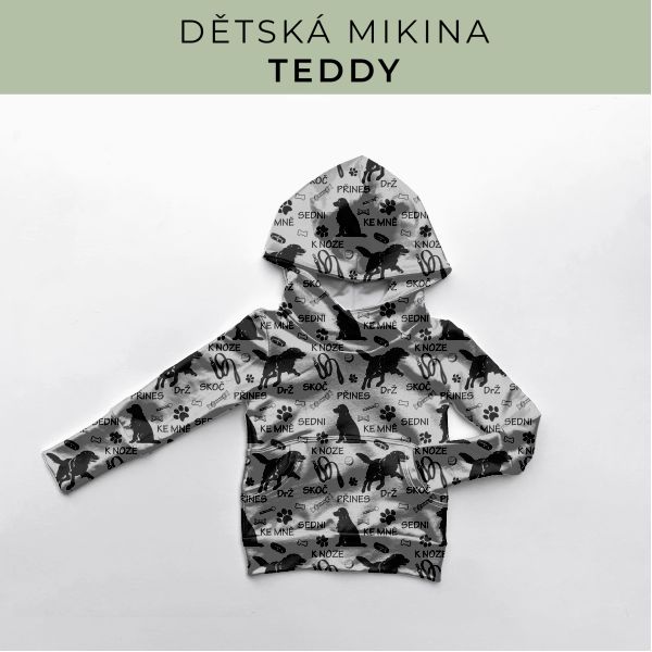 DĚTSKÝ střih - Mikina Teddy
