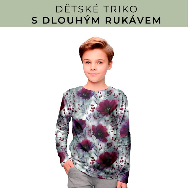 DĚTSKÝ střih - triko dlouhý rukáv