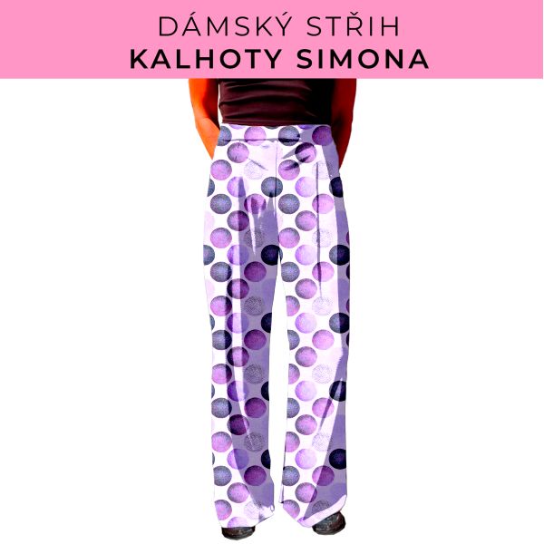 Dámský střih - kalhoty Simona