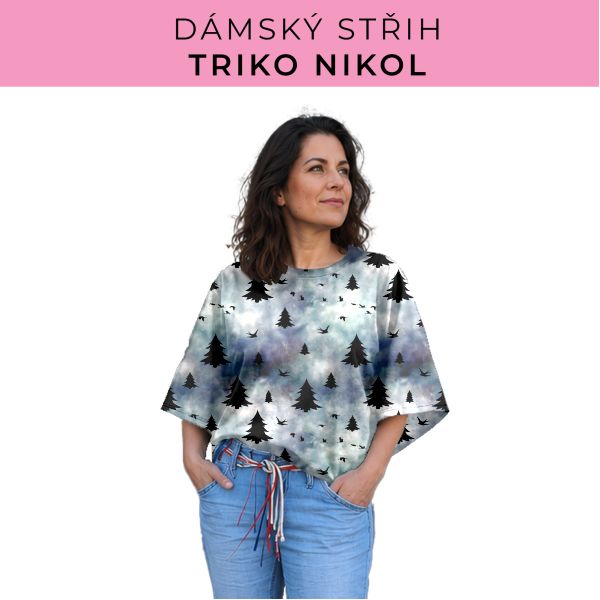 Dámský střih -  triko Nikol
