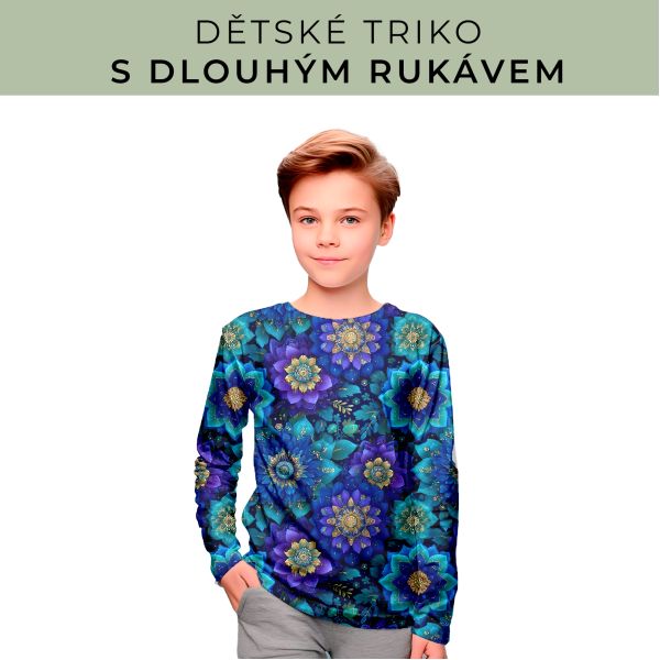 DĚTSKÝ střih - triko dlouhý rukáv