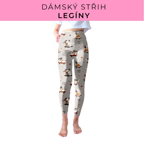 DÁMSKÝ střih - legíny SPORT - SLIM FIT