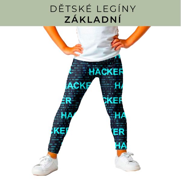 DĚTSKÝ střih - legíny základní