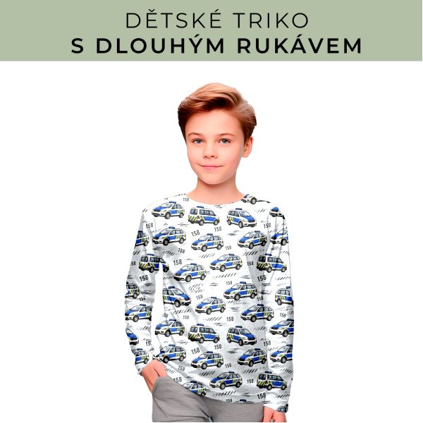 DĚTSKÝ střih - triko dlouhý rukáv