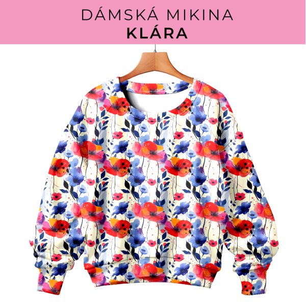 DÁMSKÝ střih - mikina Klára