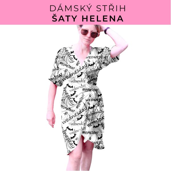 Dámský střih na šaty  Helena