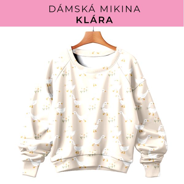 DÁMSKÝ střih - mikina Klára
