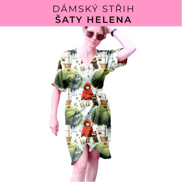 Dámský střih na šaty  Helena