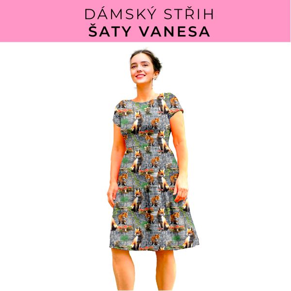 Dámský střih šaty Vanesa