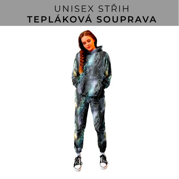 DÁMSKÝ střih - SET mikina a tepláky 