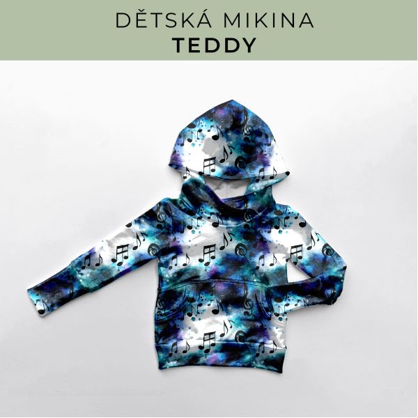 DĚTSKÝ střih - Mikina Teddy