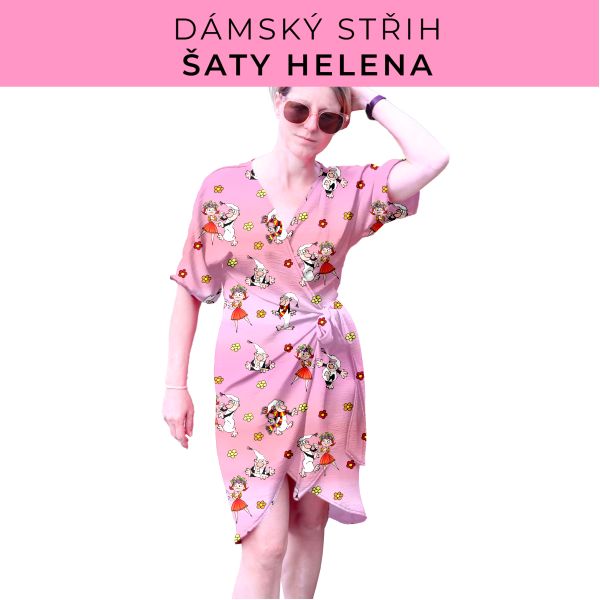 Dámský střih na šaty  Helena