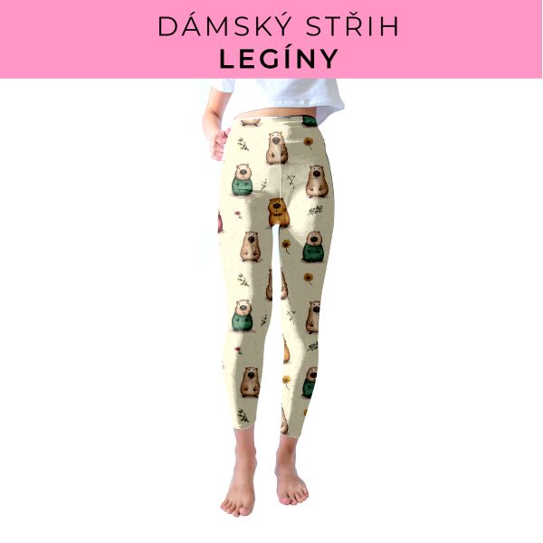 DÁMSKÝ střih - legíny SPORT - SLIM FIT